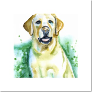 Labrador Retriever Watercolor - Gift For Dog Lovers Posters and Art